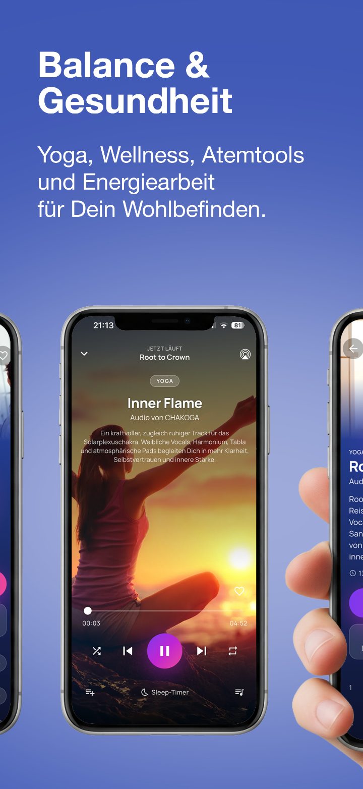 CHAKOGA App — Regeneration & Schlaf